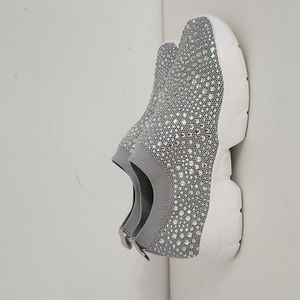 Lauren Lorraine Grey Diamond Sneaker
